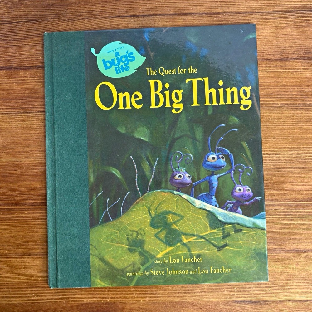 Disney Press A Bug's Life Quest for the One Big Thing Counting Book HC 1998